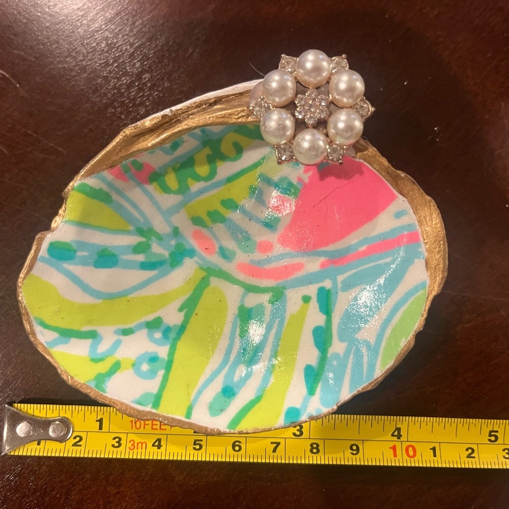 Lilly Pulitzer Print Shell Dish Set - Picture 3 of 5